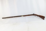 Antique MID-19th CENTURY Half-Stock .36 Cal. Percussion American LONG RIFLE With T. & C. NEAVE of CINCINNATI Marked Lock - 13 of 18