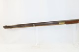 Antique MID-19th CENTURY Half-Stock .36 Cal. Percussion American LONG RIFLE With T. & C. NEAVE of CINCINNATI Marked Lock - 16 of 18