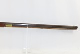 Antique MID-19th CENTURY Half-Stock .36 Cal. Percussion American LONG RIFLE With T. & C. NEAVE of CINCINNATI Marked Lock - 5 of 18