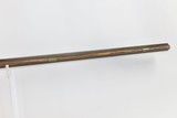 Antique MID-19th CENTURY Half-Stock .36 Cal. Percussion American LONG RIFLE With T. & C. NEAVE of CINCINNATI Marked Lock - 9 of 18