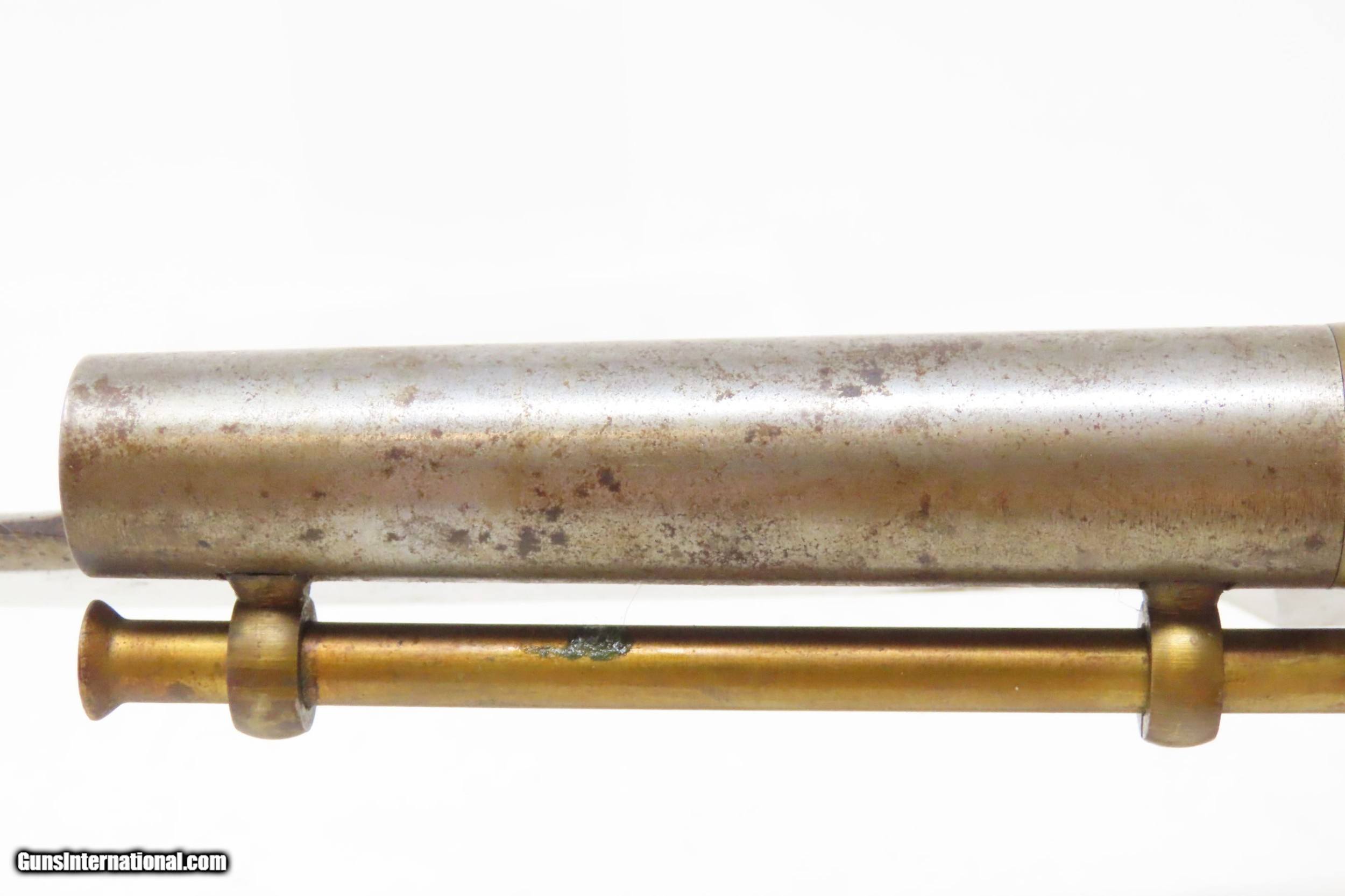 PISTOL/CUTLASS .44 Cal. Percussion ELGIN Type Single Shot Pistol with