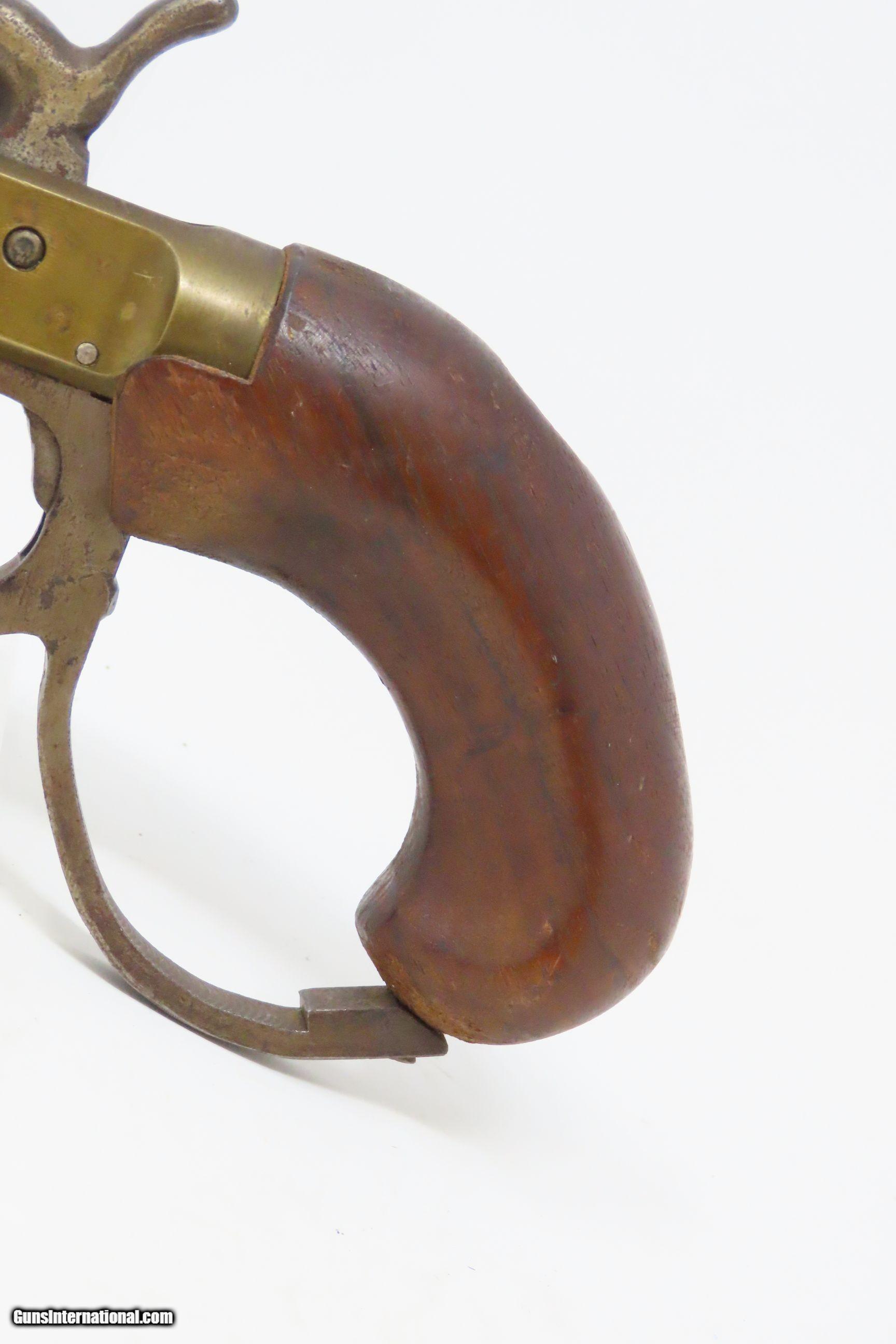 PISTOL/CUTLASS .44 Cal. Percussion ELGIN Type Single Shot Pistol with