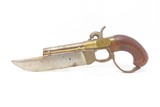 PISTOL/CUTLASS .44 Cal. Percussion ELGIN Type Single Shot Pistol with Blade Inspired by Jim Bowie’s Epic Sandbar Knife Fight - 2 of 17