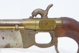 PISTOL/CUTLASS .44 Cal. Percussion ELGIN Type Single Shot Pistol with Blade Inspired by Jim Bowie’s Epic Sandbar Knife Fight - 4 of 17