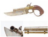 PISTOL/CUTLASS .44 Cal. Percussion ELGIN Type Single Shot Pistol with Blade Inspired by Jim Bowie’s Epic Sandbar Knife Fight - 1 of 17