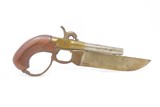 PISTOL/CUTLASS .44 Cal. Percussion ELGIN Type Single Shot Pistol with Blade Inspired by Jim Bowie’s Epic Sandbar Knife Fight - 14 of 17
