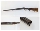GERMAN Three Barrel DRILLING Combination C&R 16 Gauge & 9.3mm SHOTGUN/RIFLE A Nice Early 20th Century UNDERLEVER Hunting Gun