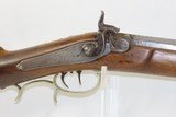 Antique JOHN WURFFLEIN Half Stock BACK ACTION .48 Percussion TARGET Rifle
Made by the Founder of the SHUETZEN VEREIN - 4 of 18