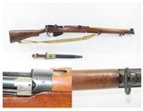 WORLD WAR II Era ISHAPORE Short Magazine Lee-Enfield No. 1 Mk. III Rifle C&R With SLING, BAYONET, & SHEATH