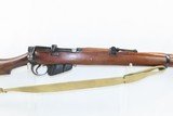 WORLD WAR II Era ISHAPORE Short Magazine Lee-Enfield No. 1 Mk. III Rifle C&R With SLING, BAYONET, & SHEATH - 4 of 20