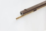 Antique JAMES BOWN & SON Marked Half-Stock Percussion American LONG RIFLEWith S.F. GORDON Marked Barrel & DOUBLE SET TRIGGERS - 20 of 21