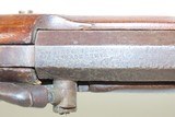 Antique JAMES BOWN & SON Marked Half-Stock Percussion American LONG RIFLEWith S.F. GORDON Marked Barrel & DOUBLE SET TRIGGERS - 12 of 21