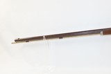 Antique JAMES BOWN & SON Marked Half-Stock Percussion American LONG RIFLEWith S.F. GORDON Marked Barrel & DOUBLE SET TRIGGERS - 19 of 21