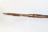 Antique JAMES BOWN & SON Marked Half-Stock Percussion American LONG RIFLEWith S.F. GORDON Marked Barrel & DOUBLE SET TRIGGERS - 8 of 21
