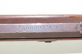 Antique JAMES BOWN & SON Marked Half-Stock Percussion American LONG RIFLEWith S.F. GORDON Marked Barrel & DOUBLE SET TRIGGERS - 11 of 21