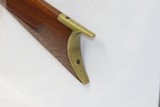 Antique JAMES BOWN & SON Marked Half-Stock Percussion American LONG RIFLEWith S.F. GORDON Marked Barrel & DOUBLE SET TRIGGERS - 21 of 21