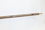 Antique JAMES BOWN & SON Marked Half-Stock Percussion American LONG RIFLEWith S.F. GORDON Marked Barrel & DOUBLE SET TRIGGERS - 10 of 21
