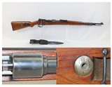 THIRD REICH German BORSIGWALDE “243” Code 1939 Dated Model 98 Rifle Mauser SCARCE German WWII Rifle w/BAYONET, SHEATH, & SLING - 1 of 24