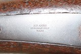 Scarce U.S. NAVY Antique Ames MULE EAR Breech Loading Percussion SR CARBINE U.S.N. Marked and Dated 1845 MEXICAN-AMERICAN WAR - 12 of 18
