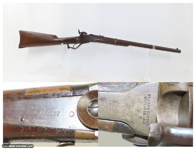 CIVIL WAR Antique STARR ARMS Co. Model 1858 PERCUSSION Saddle Ring Carbine
Breech Loading Percussion CAVALRY CARBINE