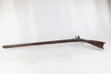 Antique EARLY 1800s Full-Stock .36 Caliber FLINTLOCK American LONG RIFLE Kentucky Style HUNTING/HOMESTEAD Long Rifle - 14 of 19