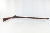 Antique EARLY 1800s Full-Stock .36 Caliber FLINTLOCK American LONG RIFLE Kentucky Style HUNTING/HOMESTEAD Long Rifle - 2 of 19