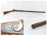 Antique EARLY 1800s Full-Stock .36 Caliber FLINTLOCK American LONG RIFLE Kentucky Style HUNTING/HOMESTEAD Long Rifle - 1 of 19