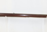 Antique EARLY 1800s Full-Stock .36 Caliber FLINTLOCK American LONG RIFLE Kentucky Style HUNTING/HOMESTEAD Long Rifle - 5 of 19