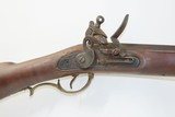 Antique EARLY 1800s Full-Stock .36 Caliber FLINTLOCK American LONG RIFLE Kentucky Style HUNTING/HOMESTEAD Long Rifle - 4 of 19
