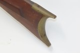 Antique EARLY 1800s Full-Stock .36 Caliber FLINTLOCK American LONG RIFLE Kentucky Style HUNTING/HOMESTEAD Long Rifle - 19 of 19