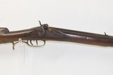 Antique Mid-1800s HALF STOCK .34 Caliber Percussion American LONG RIFLE
HOMESTEAD/HUNTING Rifle with DOUBLE SET TRIGGERS - 4 of 16