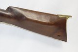 Antique Mid-1800s HALF STOCK .34 Caliber Percussion American LONG RIFLE
HOMESTEAD/HUNTING Rifle with DOUBLE SET TRIGGERS - 12 of 16