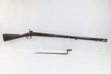 Antique SPRINGFIELD ARMORY Model 1842 Percussion .69 Cal. CIVIL WAR MUSKET
1851 Dated Antebellum with Bayonet - 2 of 20