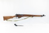 WORLD WAR II Era BSA Enfield No. 4 Mk 1 .303 Cal British INFANTRY Rifle C&R BRITISH MILITARY WW II Infantry Rifle w/BAYONET - 2 of 18