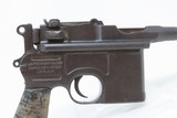German MAUSER C96 Broomhandle Pistol PRE-WWII Chambered in 7.63x25mm C&R
Type Used by WINSTON CHURCHILL in the BOER WARS - 21 of 22