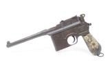 German MAUSER C96 Broomhandle Pistol PRE-WWII Chambered in 7.63x25mm C&R
Type Used by WINSTON CHURCHILL in the BOER WARS - 1 of 22