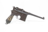 German MAUSER C96 Broomhandle Pistol PRE-WWII Chambered in 7.63x25mm C&R
Type Used by WINSTON CHURCHILL in the BOER WARS - 19 of 22
