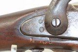 CIVIL WAR Antique WILLIAM MASON U.S. Contract M1861 .58 Cal. Rifle-MUSKET
With BAYONET, SCABBARD, & U.S. LEATHER FROG - 7 of 16