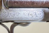 Antique THOMAS BOSS 12 Bore PINFIRE Double Barrel ROTARY UNDERLEVER Shotgun ENGRAVED Mid-1800s SIDE by SIDE Conversion Shotgun - 16 of 22