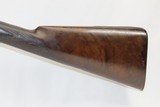 Antique THOMAS BOSS 12 Bore PINFIRE Double Barrel ROTARY UNDERLEVER Shotgun ENGRAVED Mid-1800s SIDE by SIDE Conversion Shotgun - 3 of 22