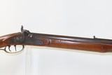Antique W.K. STRONG Half-Stock .38 Caliber Percussion American LONG RIFLEWith “LEMAN/LANCASTER PA.” Marked Lock - 4 of 19