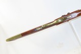 Antique W.K. STRONG Half-Stock .38 Caliber Percussion American LONG RIFLEWith “LEMAN/LANCASTER PA.” Marked Lock - 8 of 19