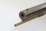 Antique W.K. STRONG Half-Stock .38 Caliber Percussion American LONG RIFLEWith “LEMAN/LANCASTER PA.” Marked Lock - 18 of 19