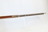 Antique W.K. STRONG Half-Stock .38 Caliber Percussion American LONG RIFLEWith “LEMAN/LANCASTER PA.” Marked Lock - 9 of 19