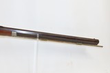 Antique W.K. STRONG Half-Stock .38 Caliber Percussion American LONG RIFLEWith “LEMAN/LANCASTER PA.” Marked Lock - 5 of 19