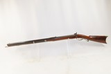 Antique W.K. STRONG Half-Stock .38 Caliber Percussion American LONG RIFLEWith “LEMAN/LANCASTER PA.” Marked Lock - 14 of 19