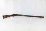 Antique M.B. BALL Marked Half Stock BACK ACTION Percussion Long Rifle
Mid-1800s HOMESTEAD/HUNTING Rifle - 2 of 19