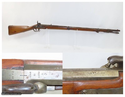 CIVIL WAR Antique AUSTRIAN Lorenz Model 1854 .60 Caliber Percussion MUSKET
Imported to Both North & South for American Civil War