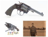 COLONEL ARTHUR UNDERWOOD’s COLT Sept. 1909 NEW SERVICE .45 ACP Revolver C&R West Point Military Academy, Philippine Insurrection, World Wars