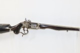 CIVIL WAR Antique SAVAGE .36 Cal. NAVY PercREVOLVER to Shotgun Conversion Unique Early 1860s Two-Trigger Revolver Conversion - 14 of 17
